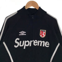 SUPREME シュプリーム UMBRO アンブロ Zip Sweater ジップアップ セーター ブラック Size M 福生店