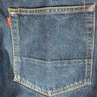EVISU エヴィス No.2 ボタンフライ 5ポケットデニムパンツ ジーンズ インディゴ 虎耳 Size 38×32 福生店