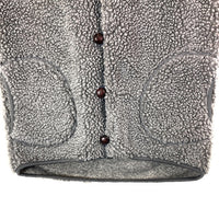 Gymphlex ジムフレックス ボアベスト くるみボタン グレー size14 瑞穂店