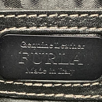 FURLA フルラ ダルメシアン ハラコ ハンドバッグ ブラック×オフホワイト 瑞穂店