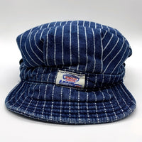 JOE McCOY ジョーマッコイ 8HOUR UNION ウォバッシュストライプ ワークキャップ ネイビー Size 7 1/2 福生店