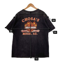 HARLEY-DAVIDSON ハーレーダビッドソン イーグル バーアンドシールド プリントTシャツ ブラック USA製 Size XL 福生店