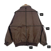 Columbia コロンビア フェイクヌバック スタンドカラージップアップジャケット 内フリース ブラウン 206 PM5119 Size XL 福生店