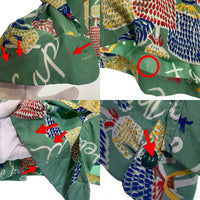 Sun Surf サンサーフ オープンカラー レーヨンシャツ 長袖 グリーン SS27474 Size L 福生店