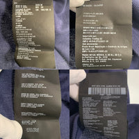 PRADA SPORT プラダスポーツ 鹿の子 ポロシャツ 半袖 ネイビー ブラック SJ888 2014 Size M 福生店