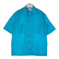 TOWN CRAFT タウンクラフト 60's 日本製 半袖 オープンカラーシャツ ブルー sizeM 瑞穂店