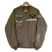 AVIREX アヴィレックス BLACK KNIGHTS MA-1 フライトジャケット 中綿 オリーブ 6152158 Size 2XL 福生店