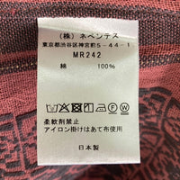 Needles ニードルズ 23SS Cabana Shirt カバナシャツ 開襟 半袖 ジャカード ピンク グレー MR242 Size L 瑞穂店