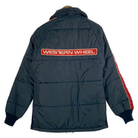 70-80's WESTERN WHEEL ウエスタンホイール 中綿 レーシングジャケット ネイビー アルミYKK Size XS 福生店