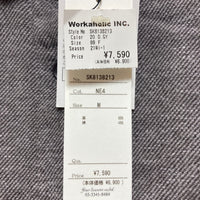 SUN VALLEY サンバレー コットンリネンダンガリー起毛ワンピース グレージュ sizeM 瑞穂店