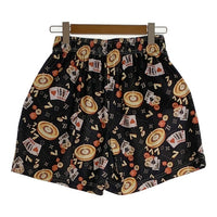 BRAVEST STUDIOS Gambing Shorts トランプ メッシュ ショーツ ハーフ パンツ ブラック Size L 福生店