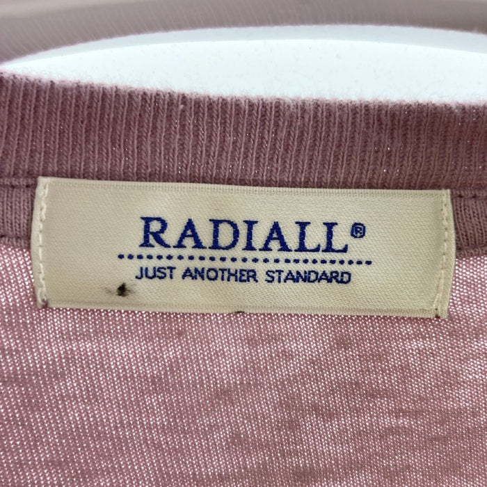 RADIALL ラディアル HEDONISM CREW NECK ロングTシャツ パープル