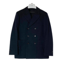MARGARET HOWELL マーガレットハウエル FOX BROTHERS 579-6220012 ダブル ジャケット ネイビー sizeS 瑞穂店