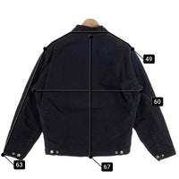 Carhartt WIP カーハートワークインプログレス OG DETROIT JACKET デトロイトジャケット ダック地 内キルティング ブラック 4 I027358.00E Size S 福生店