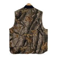Carhartt カーハート REALTREE Duck Vest リアルツリー ダック 中綿ベスト V20 CMO USA製 Size XL-R 福生店