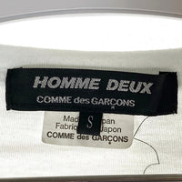 COMME des GARCONS HOMME DEUX コムデギャルソンオムドゥ DC-T015 AD2018 パッチワーク Tシャツ ホワイト sizeS 瑞穂店