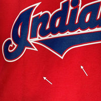 majestic マジェスティック Cleveland Indians クリーブランド インディアンズ 半袖 Tシャツ レッド メキシコ製 Size L 福生店