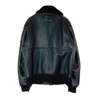 AVIREX アヴィレックス 6181072 MOUTON BOMMER JACKET B-3 ブラック size2XL 瑞穂店