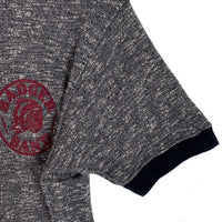 Cushman クッシュマン BADGER BAND リンガーTシャツ グレー ネイビー Size M 福生店
