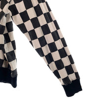 CAPTAINS HELM キャプテンズヘルム 24SS CHECKER HOODIE チェッカーフラッグ プルオーバースウェットパーカー ウォッシュ加工 ブラック ホワイト Size L 福生店