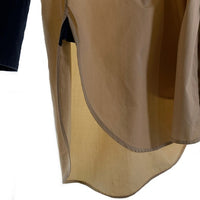 H.S. Equipment ハバーサックエキップメント スタンドカラー コットンシャツ ベージュ ネイビー HSS005 Size 3 福生店