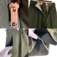 U.S. ARMY 米軍 M-1951 M-51 ウール トラウザーパンツ オリーブ 55-T-35650-30 Size SHORT MEDIUM 福生店