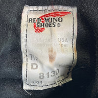 REDWING レッドウィング IRISH SETTER アイリッシュセッター 8130 ブラッククローム モックトゥ ブラック USA製 Size US7 1/2D (25.5cm) 福生店