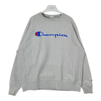 Champion チャンピオン リバースウィーブ 胸ワッペン スウェットトレーナー グレー size3XL 瑞穂店