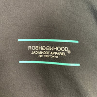 NEIGHBORHOOD ネイバーフッド 21AW HOME/E-SHIRT.LS ポリエステル プルオーバートップ ブラック カンガルーポケット 212TSNH-SHM06 Size 4 福生店