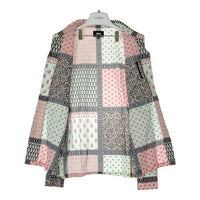 STUSSY ステューシー バンダナ柄 長袖シャツ ピンク×ブラウン sizeM 瑞穂店