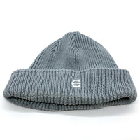 EVISEN SKATEBOARDS エビセン スケートボード LOGO BEANIE ロゴビーニー ニット帽 刺繡ロゴ グレー 福生店