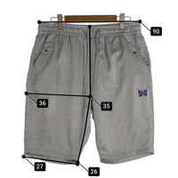 Needles ニードルズ String Cowboy Short - Poly Slub Sateen ストリングカウボーイショーツ サテンショートパンツ グレー MR255 Size XL 福生店