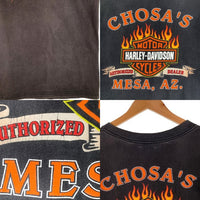 HARLEY-DAVIDSON ハーレーダビッドソン イーグル バーアンドシールド プリントTシャツ ブラック USA製 Size XL 福生店