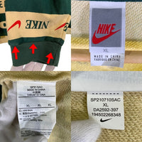 NIKE ナイキ CPFM カクタスプラントフリーマーケット Long Sleeve Polo ロングスリーブポロシャツ グリーン アイボリー DA2592-397 Size XL 福生店