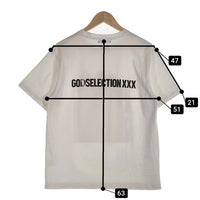 GOD SELECTION XXX ゴッドセレクショントリプルエックス ONE PIECE FILM RED ワンピースフィルムレッド ルフィ プリントTシャツ ホワイト Size S 福生店