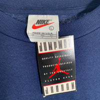 90's NIKE ナイキ JUMPMAN JORDAN ジャンプマン刺繡 Tシャツ ネイビー USA製 デッドストック Size L 福生店