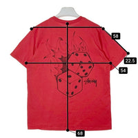 STUSSY ステューシー Fire Dice Tee サイコロ Tシャツ レッド sizeM 瑞穂店