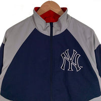 SUPREME シュプリーム New York Yankees ニューヨークヤンキース Track Jacket トラックジャケット ネイビー グレー Size L 福生店