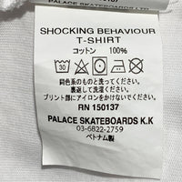 PALACE パレス 23AW SHOCKING BEHAVIOUR T-SHIRTS ショッキング ビヘイバー Tシャツ ホワイト Size XL 福生店