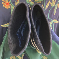 ZARA ザラ サテンスカジャン リバーシブル ネイビーxグリーン sizeS 瑞穂店