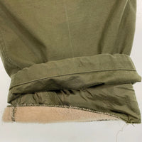 50's U.S.ARMY 米軍 M-1951 FIELD SHELL TROUSERS フィールドトラウザー カーゴパンツ オリーブ PRENTICEファスナー ライナー63年会計 Size L-L 福生店