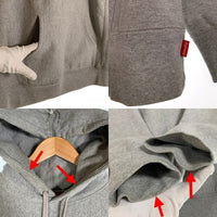 SUPREME シュプリーム 16AW Box Logo Hooded Sweatshirt ボックスロゴ プルオーバースウェットパーカー グレー Size L 福生店