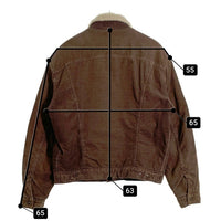 90's LEVI'S リーバイス 71500 コーデュロイ ボア ジャケット ブラウン 71500-6929 Size XL 福生店