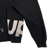 SUPREME シュプリーム 25SS Big Logo Zip Up Hooded Sweatshirt ビッグロゴ ジップアップ スウェットパーカー ブラック Size XXL 福生店