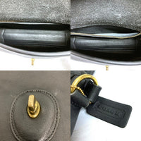 OLD COACH オールドコーチ 9908 ショルダーバッグ ターンロック ブラック 瑞穂店