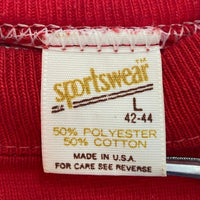 sportswear スポーツウェア 70's USA製 LOS ANGELES PHILHARMONIC スウェットトレーナー レッド sizeL 瑞穂店