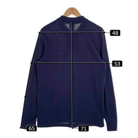 SUPREME シュプリーム 19AW LACOSTE ラコステ Pique Zip L/S Polo ピケ ハーフジップポロシャツ ロングスリーブ ネイビー Size M 福生店