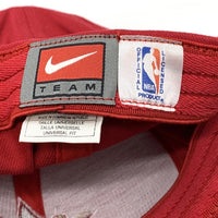 90-00's NIKE ナイキ NBA フィラデルフィア・シクサーズ 76ers ベースボールキャップ レッド 刺繡 FLEX FIT 福生店