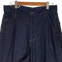 DRIES VAN NOTEN ドリスヴァンノッテン タック デニム ワイドパンツ インディゴ Size 31 福生店