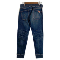 TMT ティーエムティー 19AW SWEATLIKE-INDIGO DENIM TRACK PANT スウェットデニムトラックパンツ インディゴ ダメージ/ペンキ加工 TPT-F1903 Size L 福生店